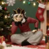 Winter New Arrival 10cm Doma Sitting Pose Anime Figurine Instant Noodle Press Collectible Figure