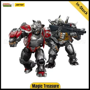 【In stock】JOYTOY TMNT Super Bebop Mighty Rocksteady 1/18 Action Figure Model Toy