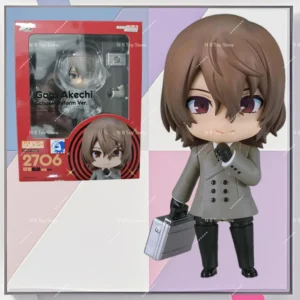 Original GSC Morgana Persona 5 No.2706 Akechi Goro Uniform Ver Action Anime Figure Collectible Model Statuette Ornament Gifts