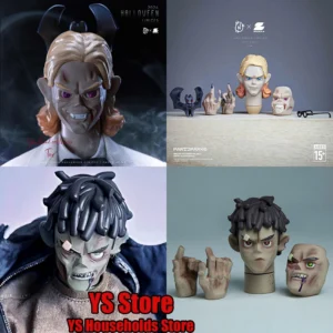 PART2PARK Original 1/6 Halloween Limited Cosplay Horror Man Blood Head Sculpt Delicate Model Toys For 12" Action Figure Decors