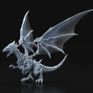 Blue-Eyes White Dragon FRS Assembly Figure Model PVC Anime Collectible Toy Classic Cartoon Character Model Kit Toy Fans Gifts