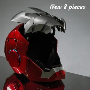 Iron Man Mk5 Helmet Electric Voice Activated 1:1 Scale Wearable Mask Model Automatic Open Close Adult Toy Gift