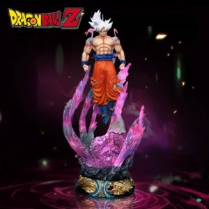 25cm Dragon Ball Son Goku Anime Figure Ultra Instinct Super Saiyan Figurine Statue Pvc Statue Model Ornament Collection Toy Gift