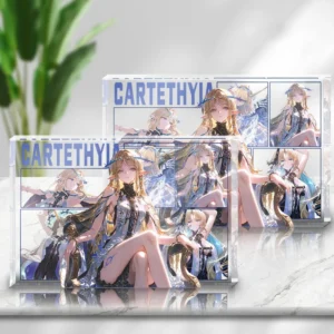 Wuthering Waves Game Cartethyia Card Brick High Transparency Acrylic Ornament Collection Commemorative Birthday Gift for Student