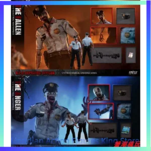 In Stock 1/12 Patriot Studio Resident Evil Original Color Fallen Anger White Limited Zombie Police Toy Collection Gift