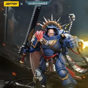 【Accessories】JOYTOY Warhammer 40K 1/18 Action Figure Ultramarines Captain in Gravis Armour Model Toy Boy Gifts 3.75inch