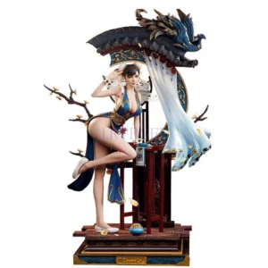 50cm Street Fighter Chun-Li 1/4 Max Factory Girls Toys Japanese Anime Figures PVC Action Figure Toy Game Collectible Model Doll