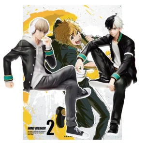 In stock:15cm Japanese Anime Merch Figure WIND BREAKER Sakura Haruka Figure Kaji Ren Noodle Stopper Figure Model Toy Gift Doll