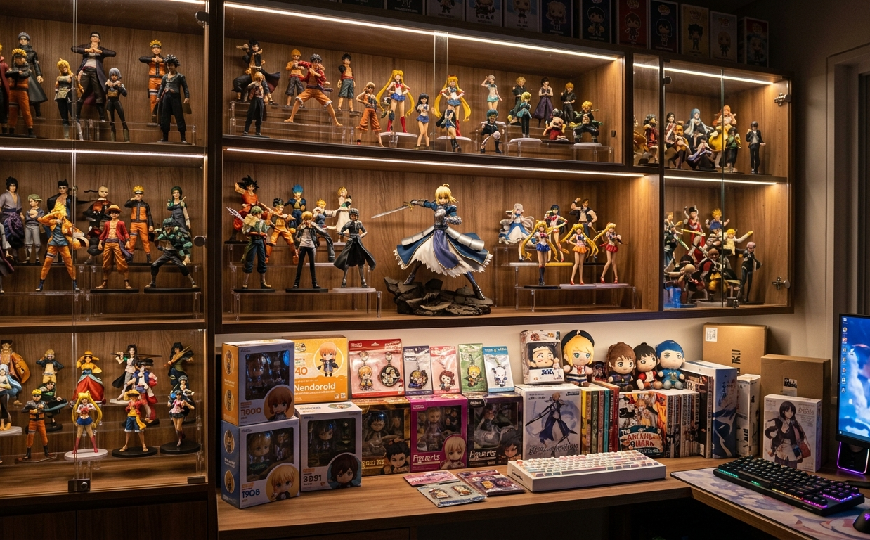 Best gifts for anime figure collectors with full shelves