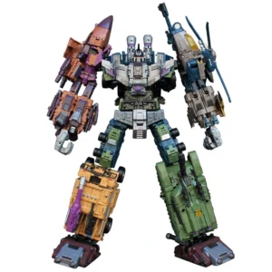 JinBao Bruticus Transformation Cool Anime  5 in 1 Action Figure Robot Car Military Tank Model Toys Gifts Onslaugh Oversize 43CM