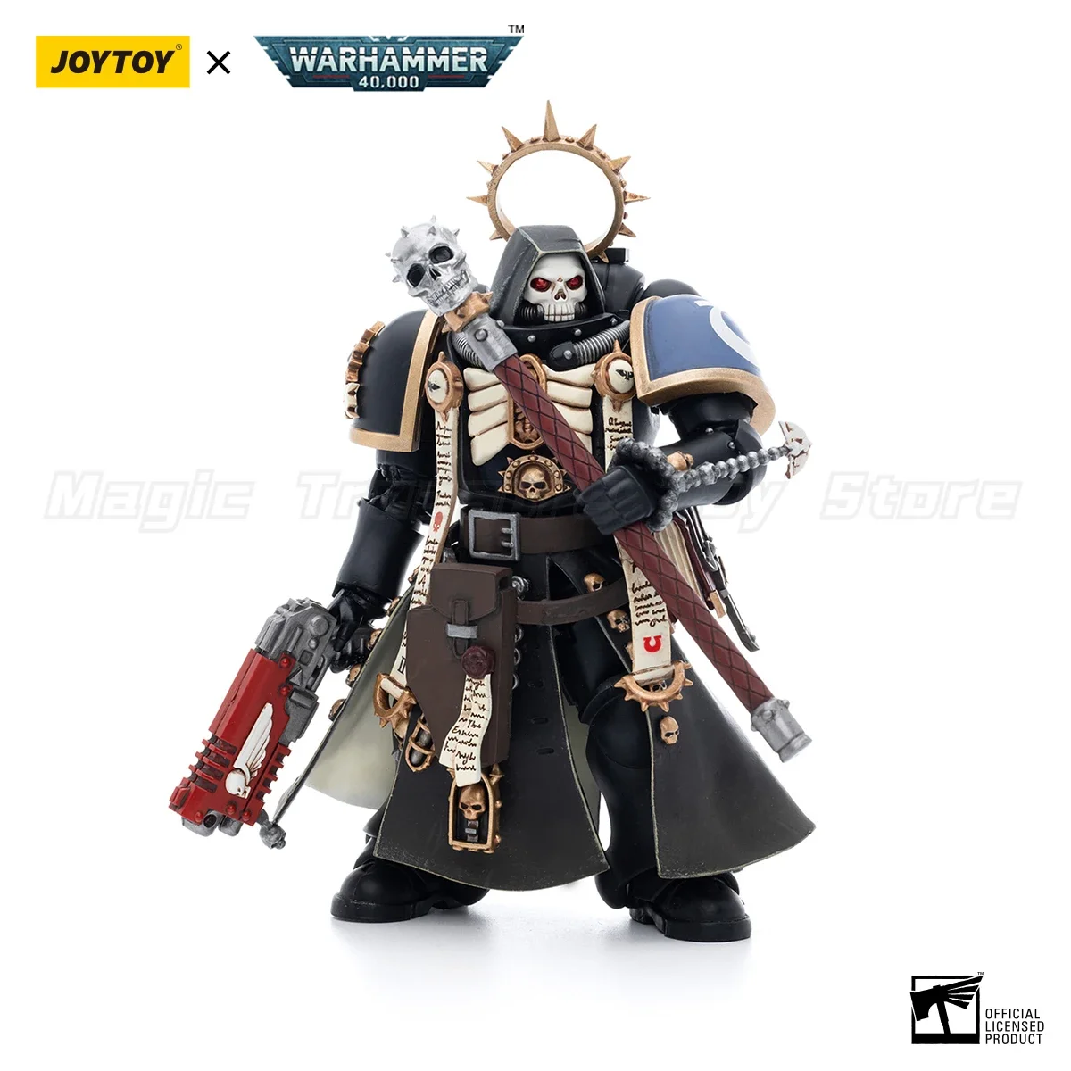 JOYTOY 1/18 Warhammer 40K Ultramarines Primaris Chaplain Brother Varus Model Action Figure — view 2