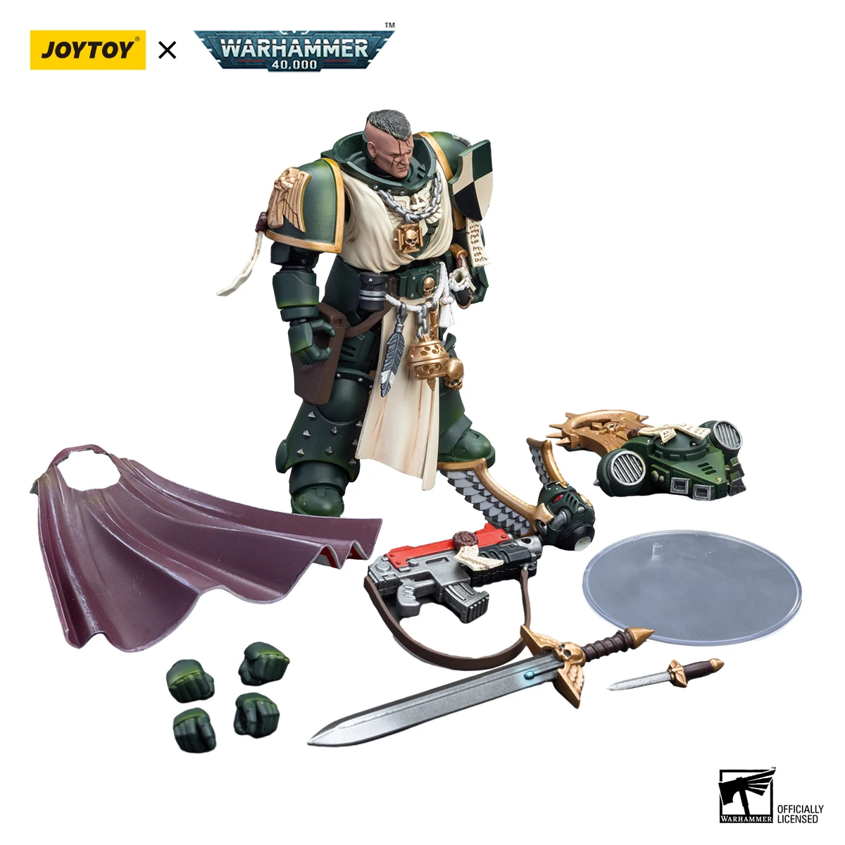 JOYTOY Warhammer 40k 1/18 Anime 12cm Dark Angels Master Lazarus with Action Figure — view 4