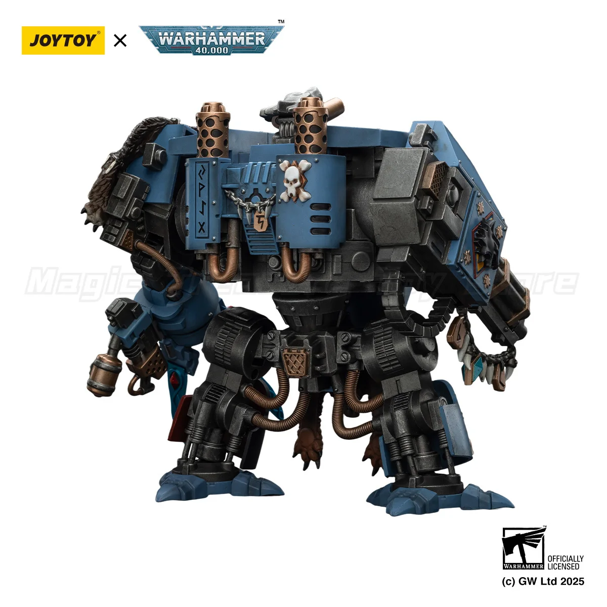 JOYTOY Warhammer 40K Space Wolf Brutal Bjorn Guochuang Mecha Anime Model 1/18 Action Figure — view 5