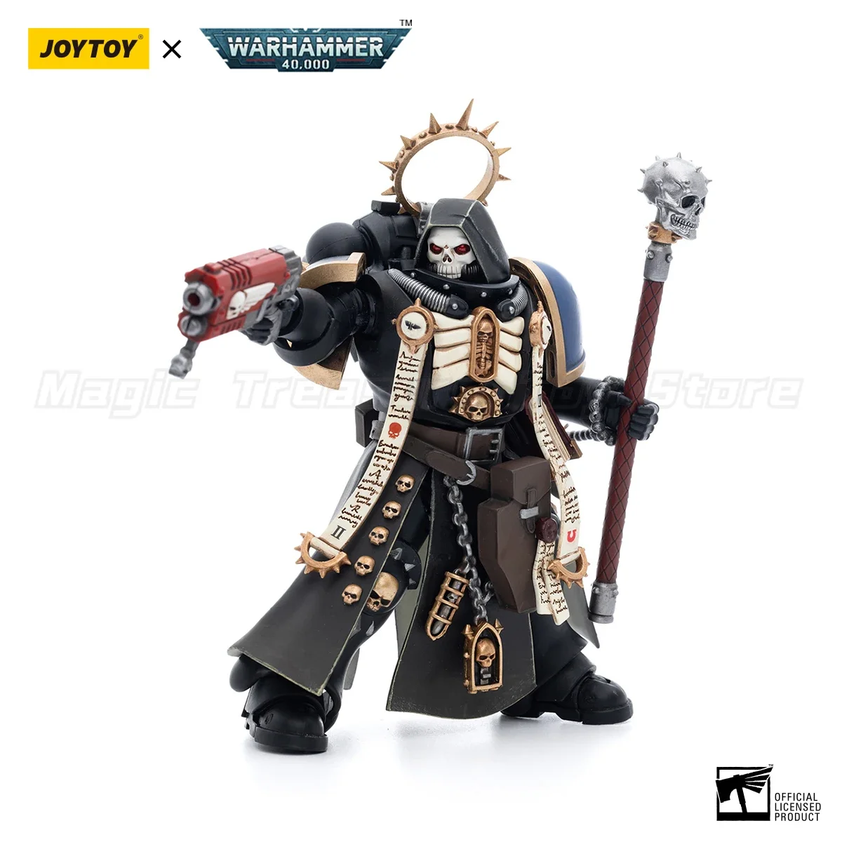 JOYTOY 1/18 Warhammer 40K Ultramarines Primaris Chaplain Brother Varus Model Action Figure — view 4
