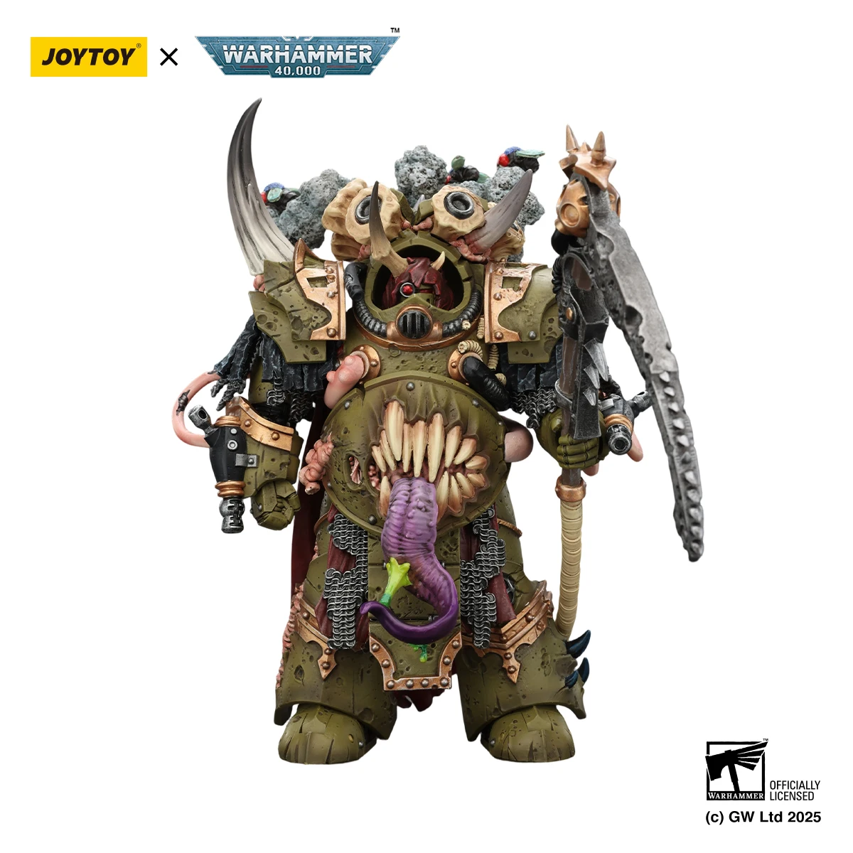 JOYTOY Warhammer 40K 1/18 Death Guard Deathshroud Terminator Champion Action Figure — view 2