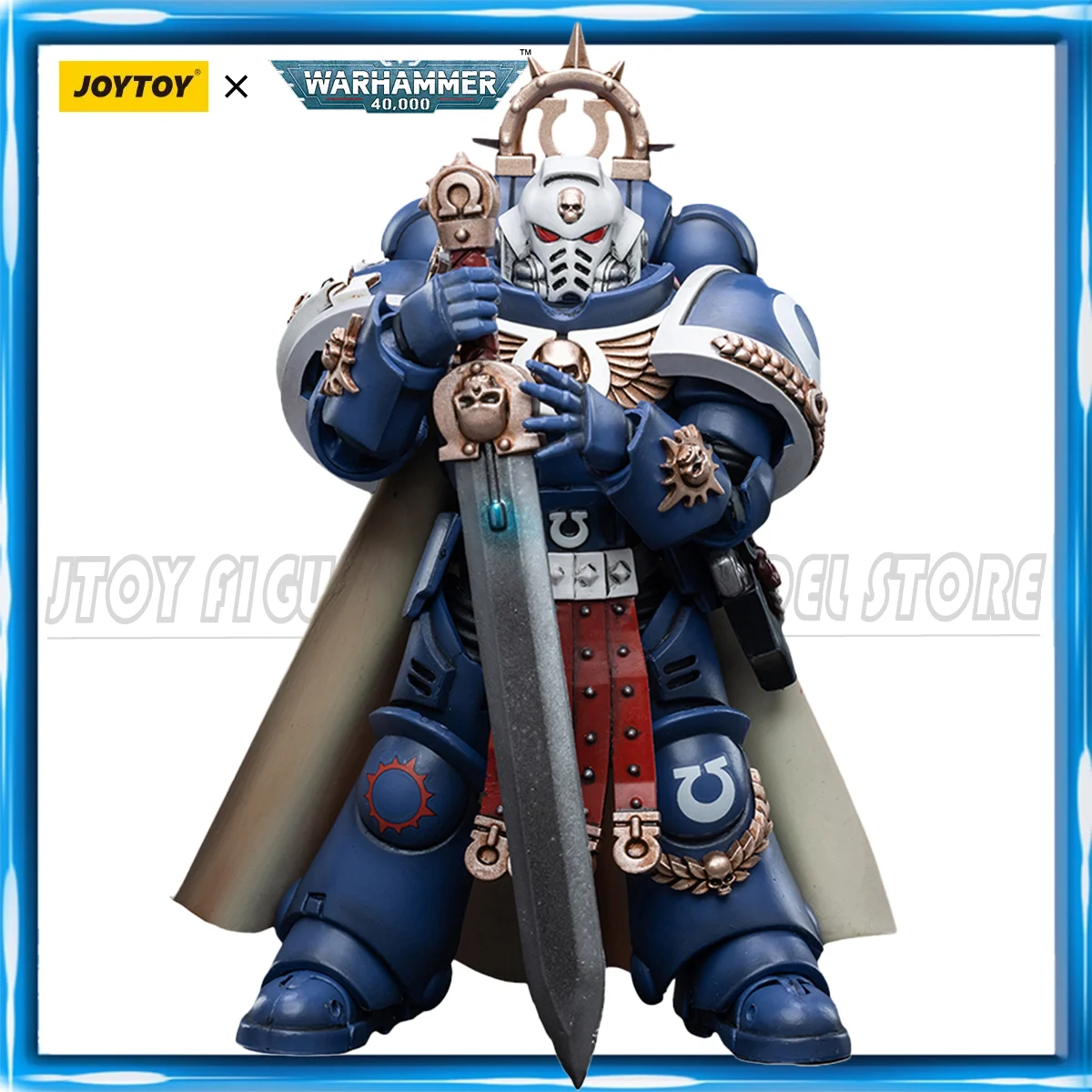 JOYTOY Warhammer 40K 1/18 Ultramarines Primaris Captain Model Action Figure