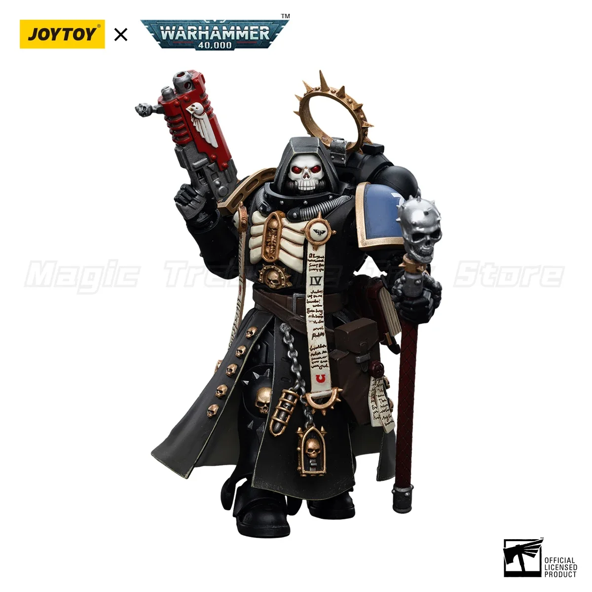 JOYTOY 1/18 Warhammer 40K Ultramarines Primaris Chaplain Brother Varus Model Action Figure — view 6