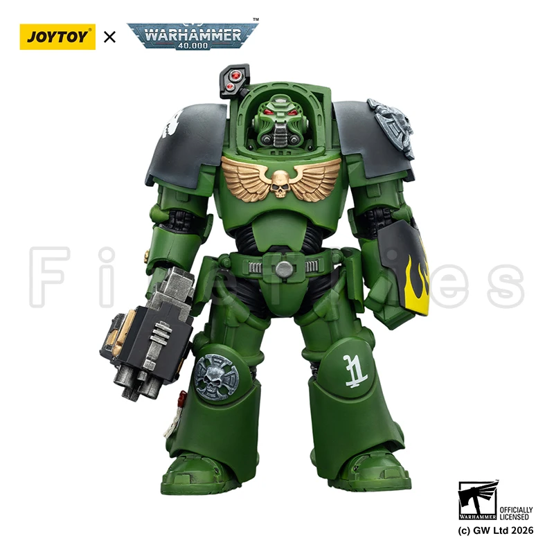 1/18 JOYTOY 40K Black Templars Dark Angels Imperial Fists White Scars Salamanders Action Figure — view 11