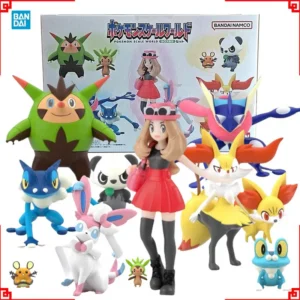Bandai Figure Pokemon Scale World Anime Figures Kalos Region Candy Toys Serena  Action Figure Collection Toys For Boys Gift