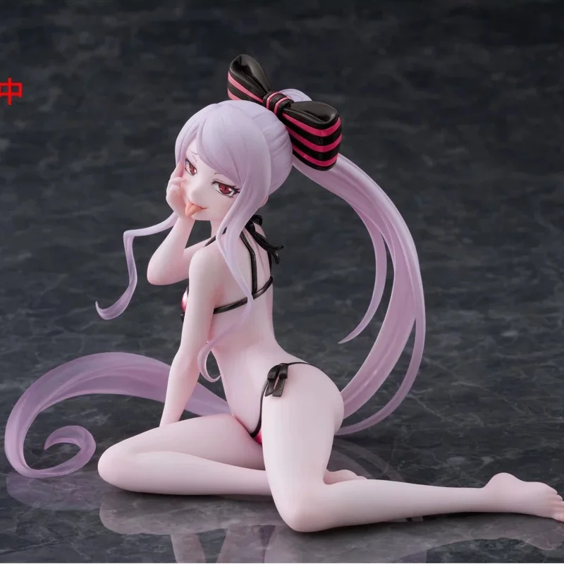Authentic13cm Desktop Cute Shalltear Bloodfallen Cheongsam Prize Anime for Collectible Figure — view 3