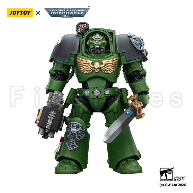 1/18 JOYTOY 40K Black Templars Dark Angels Imperial Fists White Scars Salamanders Action Figure — view 13