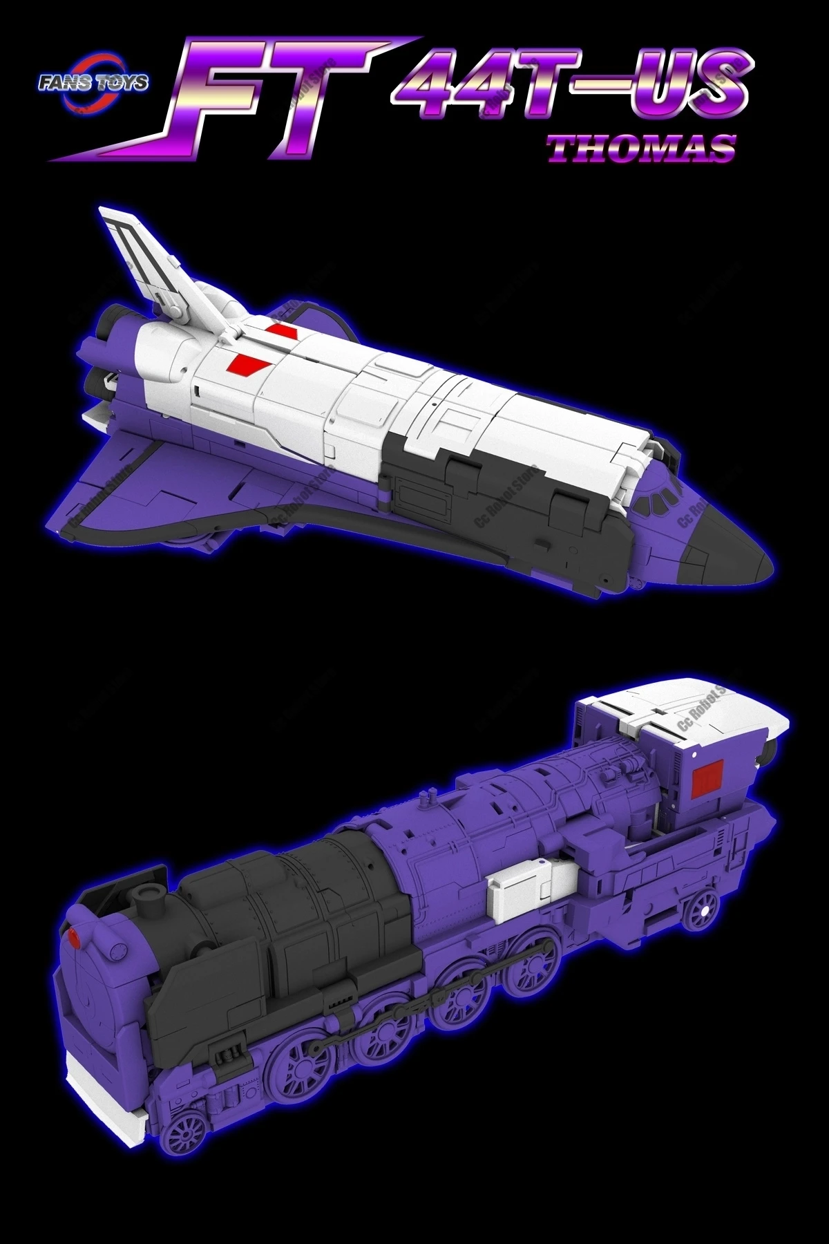 FansToys FT-44T Astrotrain Transforming Robot Action Figure — view 3