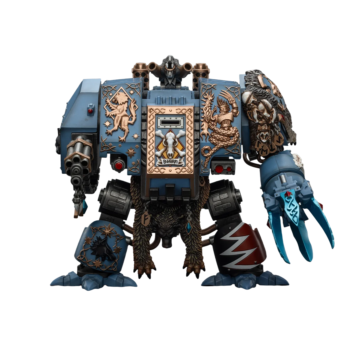 JOYTOY Warhammer 40K Space Wolf Brutal Bjorn Guochuang Mecha Anime Model 1/18 Action Figure — view 7