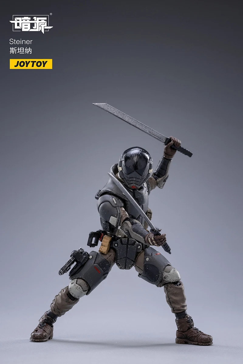 JOYTOY 1/18 Dark Source Characters Trio Soldiers Anime Figurines Military Model for Collectible Figure — view 6