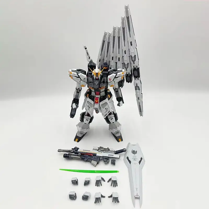 V-TIGER 1/100 VT02 NU Soldier RX-93-v2 Mecha GK Pre-coating Alloy Skeleton Model Action Figure — view 7