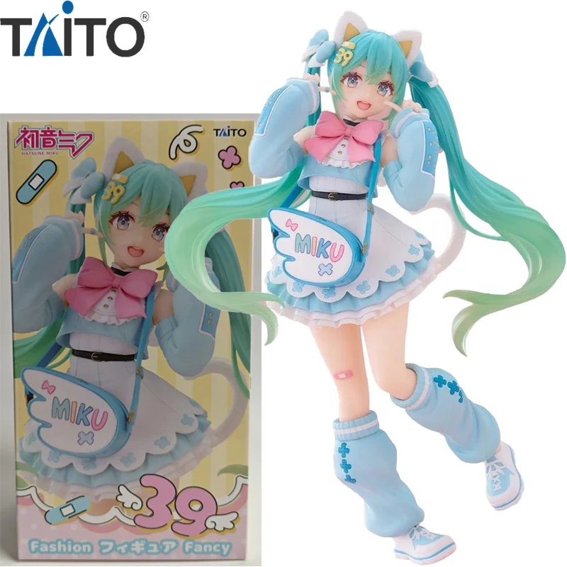TAiTO Hatsune Miku Fashion Fancy ~Cat Eat Ver.~ PVC 18CM Anime Action Figure