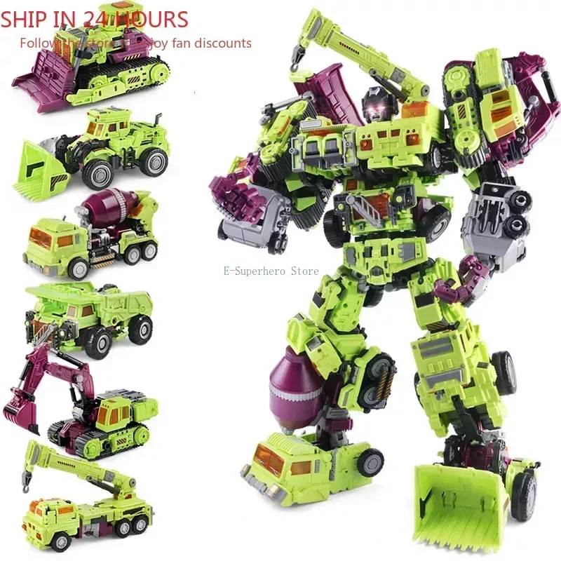 NBK Devastator 6in1 Combiner GT G1 Transformation Masterpiece Movie Model MP Deformation Action Figure — view 3