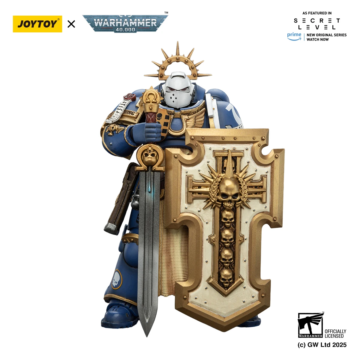 JOYTOY Warhammer 40K 1/18 Ultramarines Titus Metaurus Levantus Torvald Anime Model Action Figure — view 2