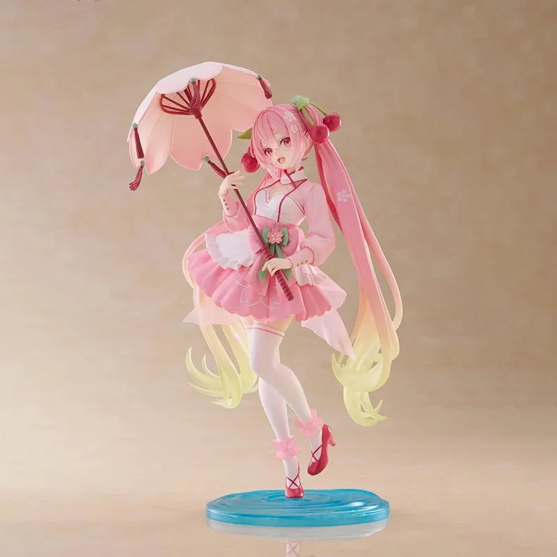 TAiTO AMP Hatsune Miku Sakura Dress Ver PVC 21CM Anime Action Figure — view 2