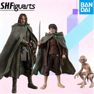 BANDAI S.H.Figuarts THE LORD DF THE RINGS ARAGORN FRODO BAGGINS GOLLUM Action Figure