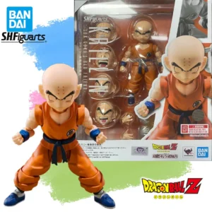 BANDAI SHFiguarts Dragon Ball Z Son Goku's Old Friend Krillin Anime Action Figure