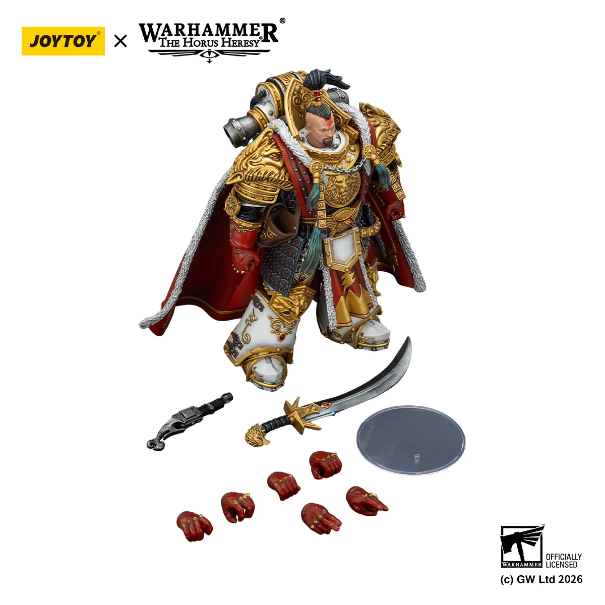 JOYTOY Warhammer 40K 1/18 White Scars Jaghatai Khan Primarch of the Vth Action Figure — view 5