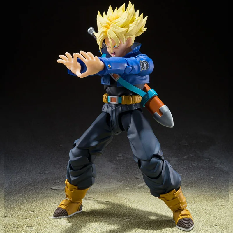 Bandai S.H.Figuarts Dragon Ball Z Super Saiyan Trunks Figure Set — view 4