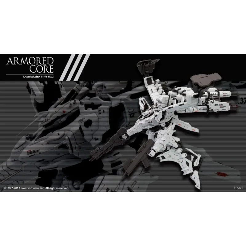KOTOBUKIYA V. I. Series Armor Core Rheinyak White Flash and V.O.B Set Model Kit — view 2