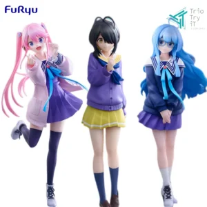 In Stock FuRyu Trio-Try-iT The Shiunji Family Children SHIUN]I KOTONO SHIUN]I OUKA SHIUNJI SEIHA PVC 20 & 21CM Anime Figure Toy