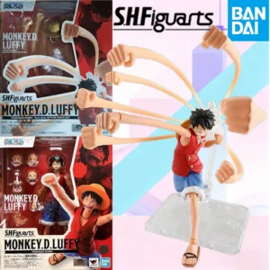 In Stock BANDAI Original Box S.H.Figuarts ONE Piece MONKEY D LUFFY OPTION PARTS SET SHF Action Figure Model Toy Gift for Kids