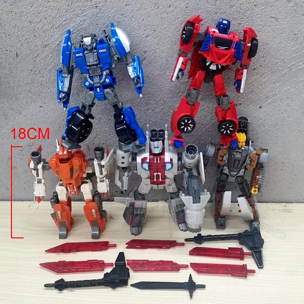 Transformation Computron Combiners 5IN1 G1 Scattershot Nosecone Strafe Afterburner Deformed Robot Anime Action Figure — view 4