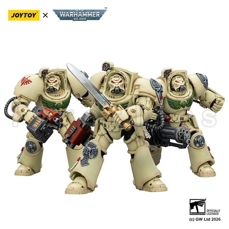 1/18 JOYTOY 40K Black Templars Dark Angels Imperial Fists White Scars Salamanders Action Figure — view 3