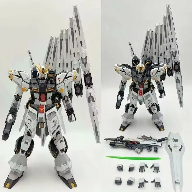 V-TIGER 1/100 VT02 NU Soldier RX-93-v2 Mecha GK Pre-coating Alloy Skeleton Model Action Figure