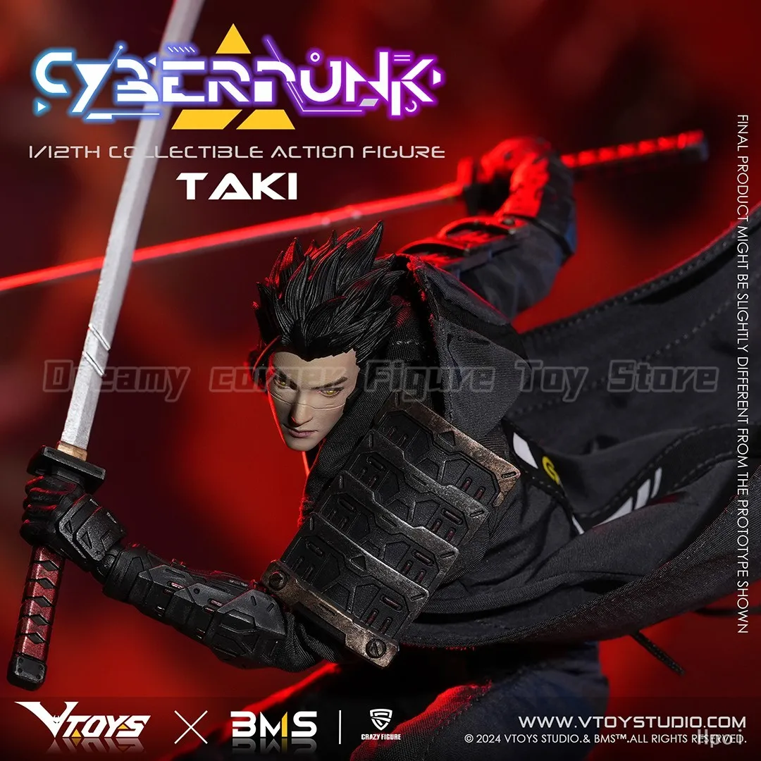 VTOYS Cyberpunk Samurai:Taki 1/12 Model Action Figure — view 6