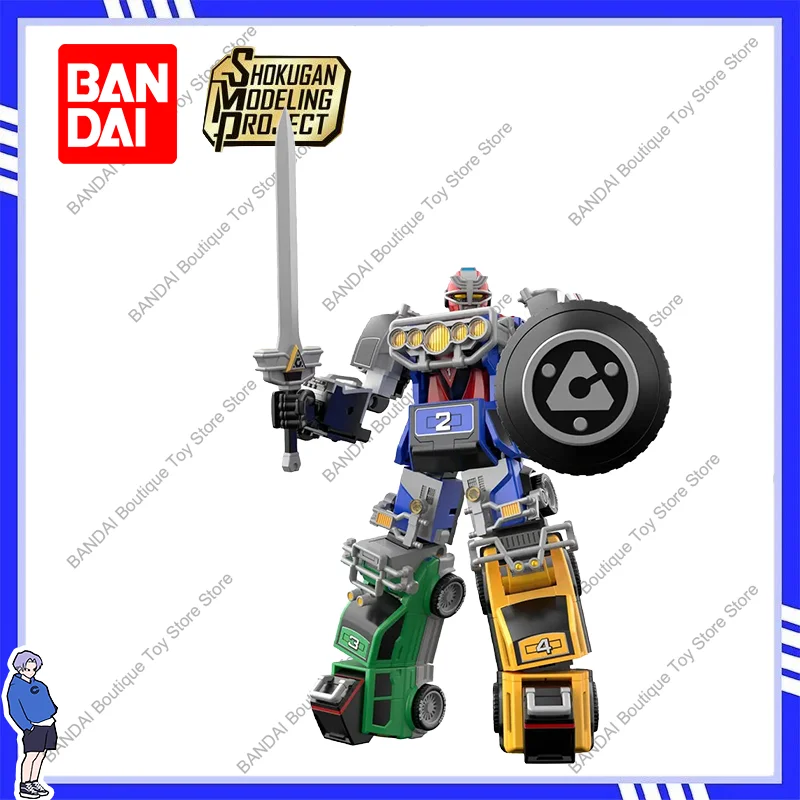 BANDAI SMP Gekisou Sentai Carranger RV ROBO Anime Assembly Model Kit