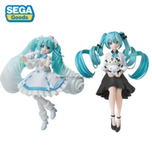 In Stock Original SEGA Luminasta Hatsune Miku Noddle Stopper Anime Figure Toys Action Figure PVC Model Collection Doll Gift
