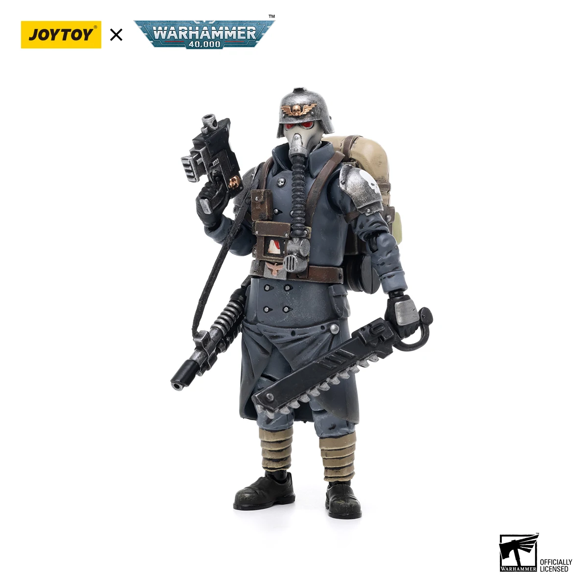 JOYTOY Warhammer 40K1/18 Astra Militarum Death Korps of Krieg Veteran Squad Model Action Figure — view 4