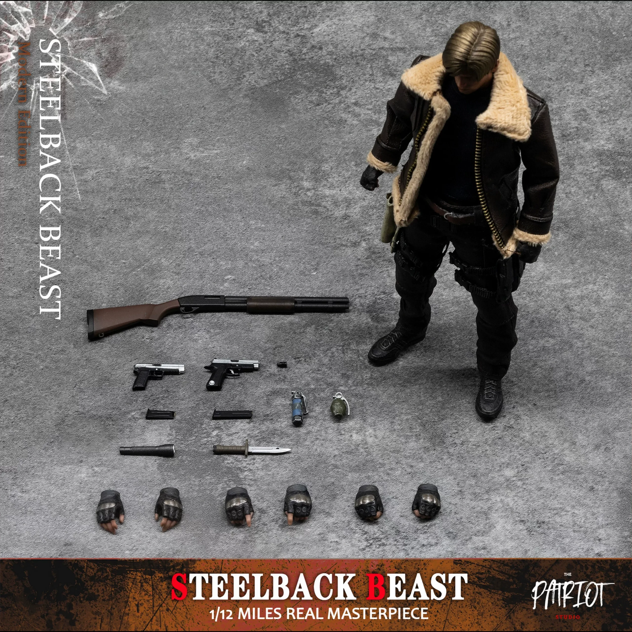 Patriot Studio Steelback Beast Resident Evil Leon S Kennedy 1/12 Scale 6 Action Figure — view 10