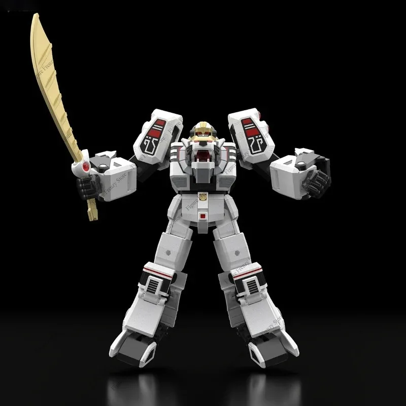 Bandai SMP Gosei Sentai Dairanger Main Tiger White King Collectible Available Action Figure — view 3