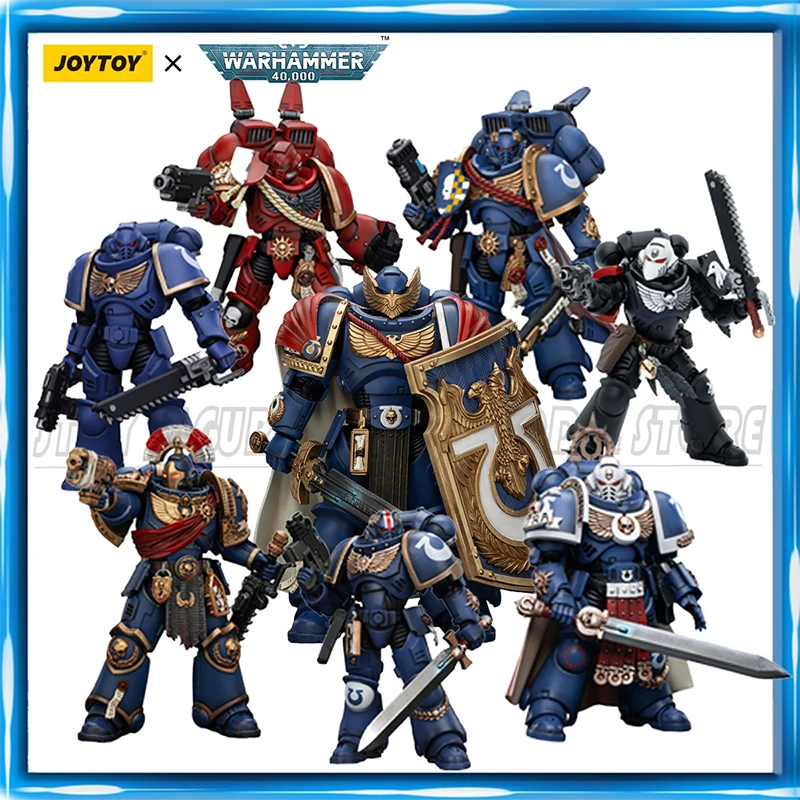 JOYTOY 1/18 Warhammer 40K Ultramarines Figures Sergeant Rychas Model Action Figure